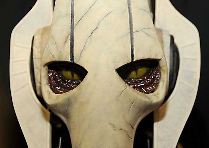 General grievous life size on sale bust for sale